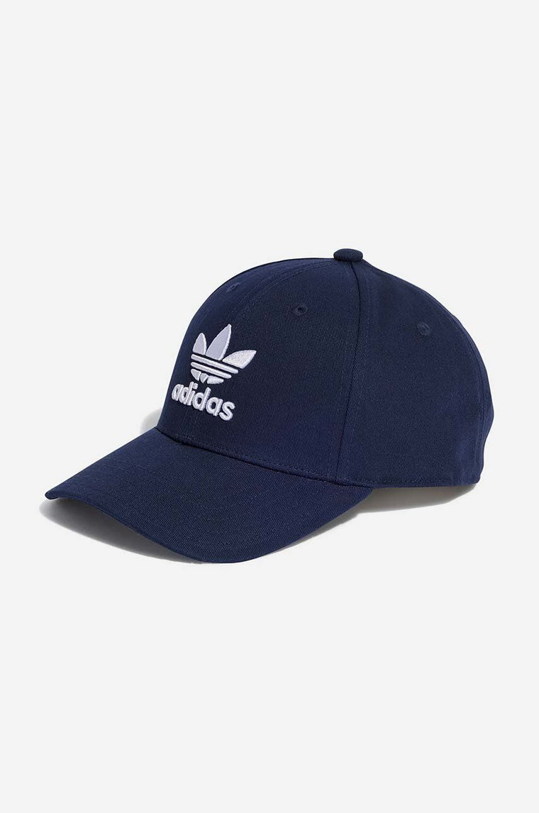 adidas Originals czapka z daszkiem bawełniana kolor granatowy wzorzysta IB9967-GRANATOWY