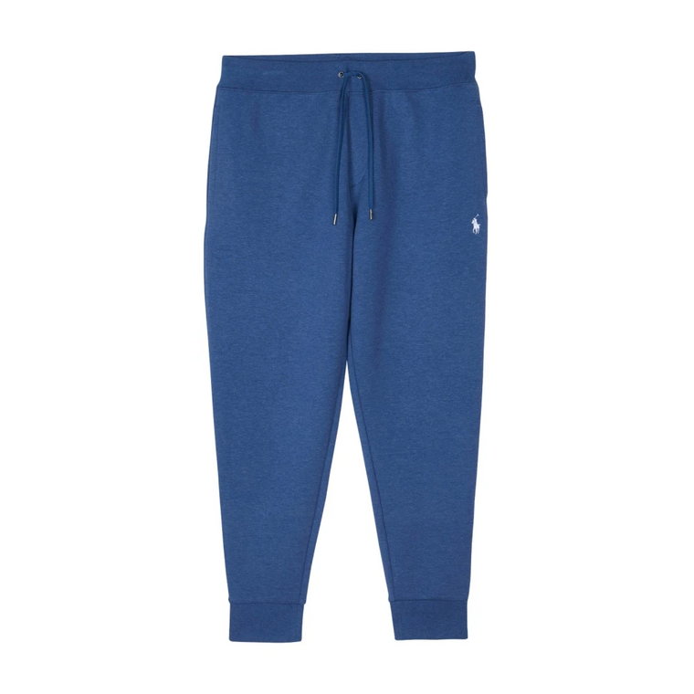 Granatowe Bawełniane Spodnie do Joggingu Polo Ralph Lauren