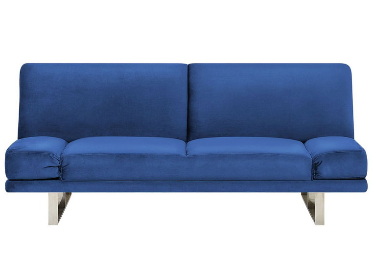 Sofa rozkładana BELIANI York, granatowa, 81x192x89 cm