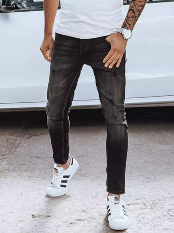 Spodnie męskie jeansowe czarne Dstreet UX3830