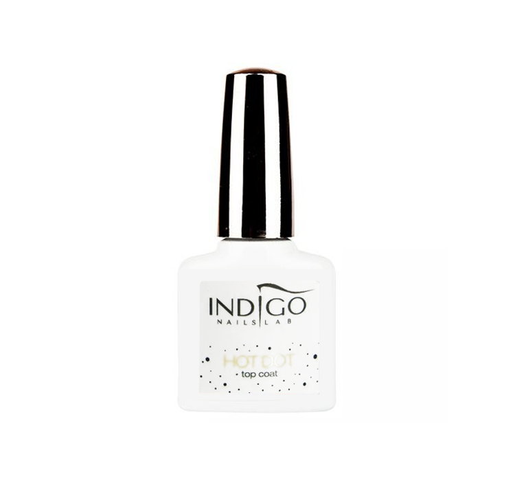 INDIGO HOT DOT TOP COAT HYBRYDOWY DO ZDOBIEŃ 7ML