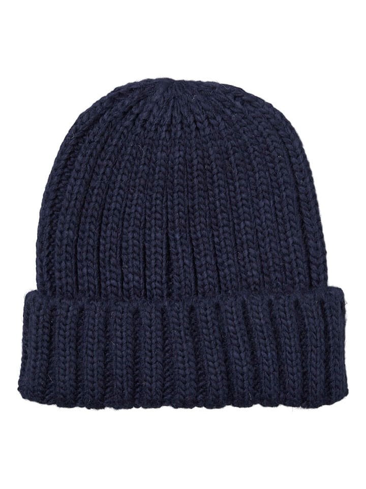 Becksöndergaard Czapka-beanie "Walmer" w kolorze granatowym