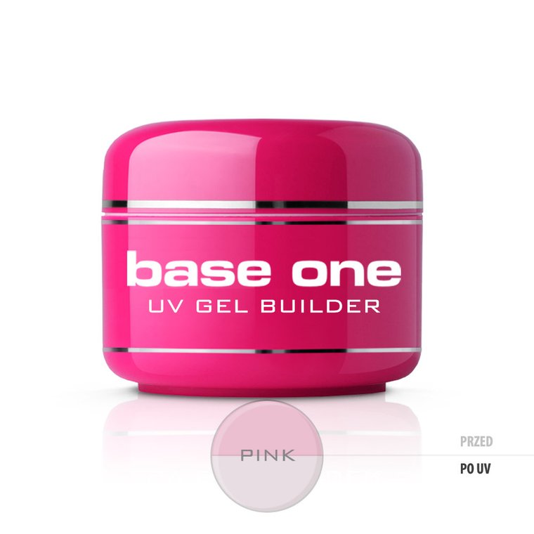 Silcare, Base One, żel budujący do paznokci Pink, 30 g