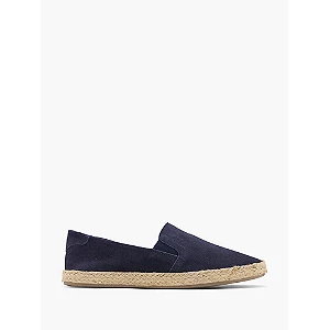 Granatowe espadryle męskie cafe moda - Męskie - Kolor: Granatowe - Rozmiar: 44