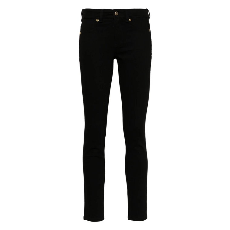 Czarne Spodnie Pantalone Versace Jeans Couture