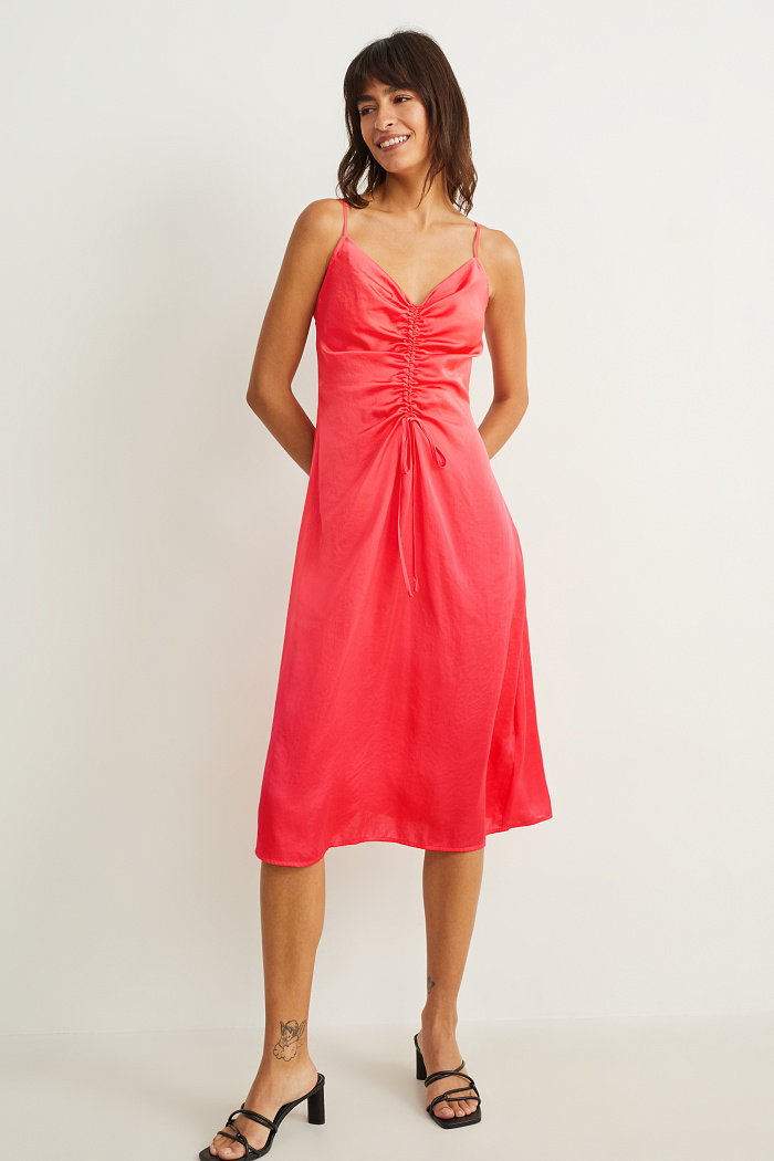 C&A Sukienka o linii A, Różowy, Rozmiar: 36