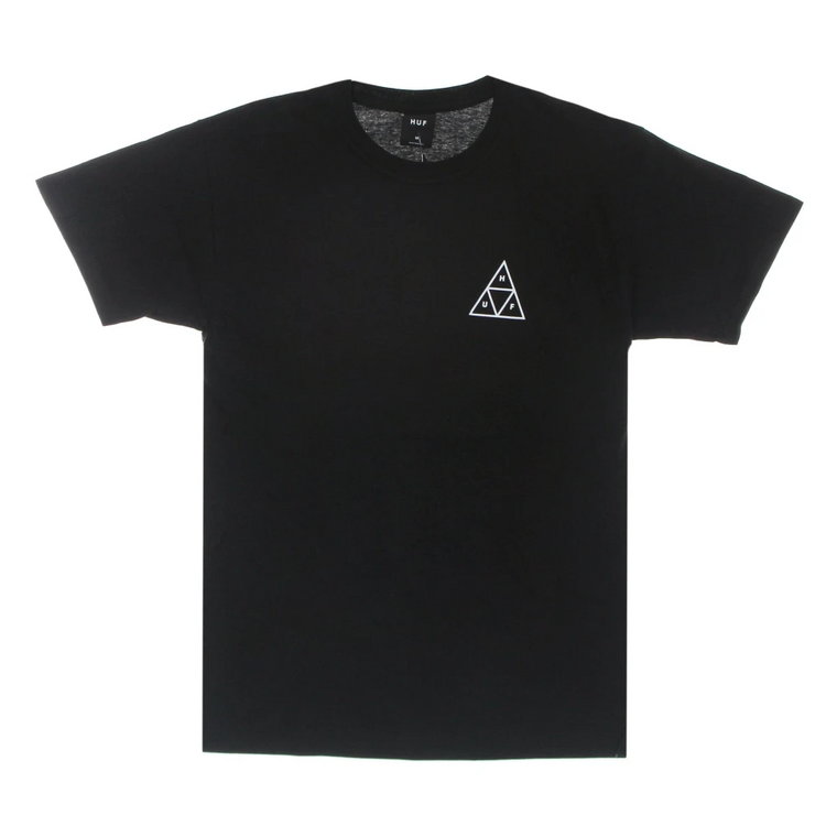 Czarna Koszulka Męska Triple Triangle Tee HUF