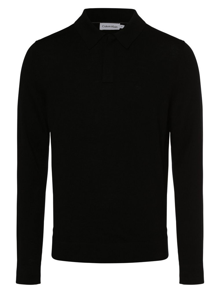 Calvin Klein - Sweter męski, czarny