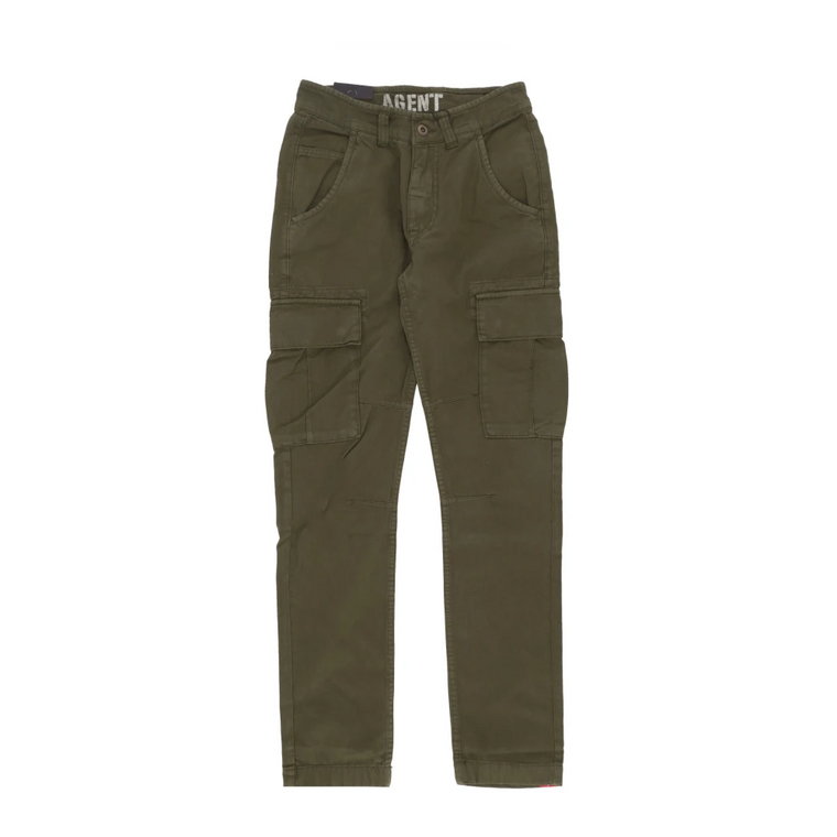 Ciemnozielone Spodnie Agent Pant Streetwear Alpha Industries