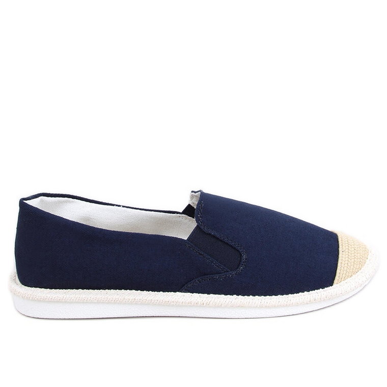 Espadryle damskie Alba Navy granatowe