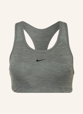 Nike Biustonosz Sportowy Swoosh grau