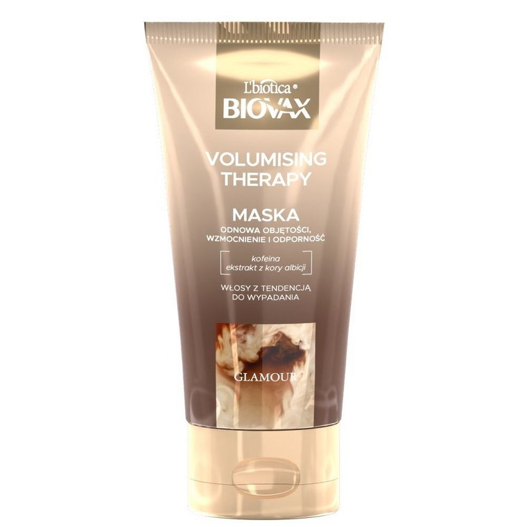 Biovax Glamour Volumizing therapy Maska wzmacniająca do włosów 150 ml