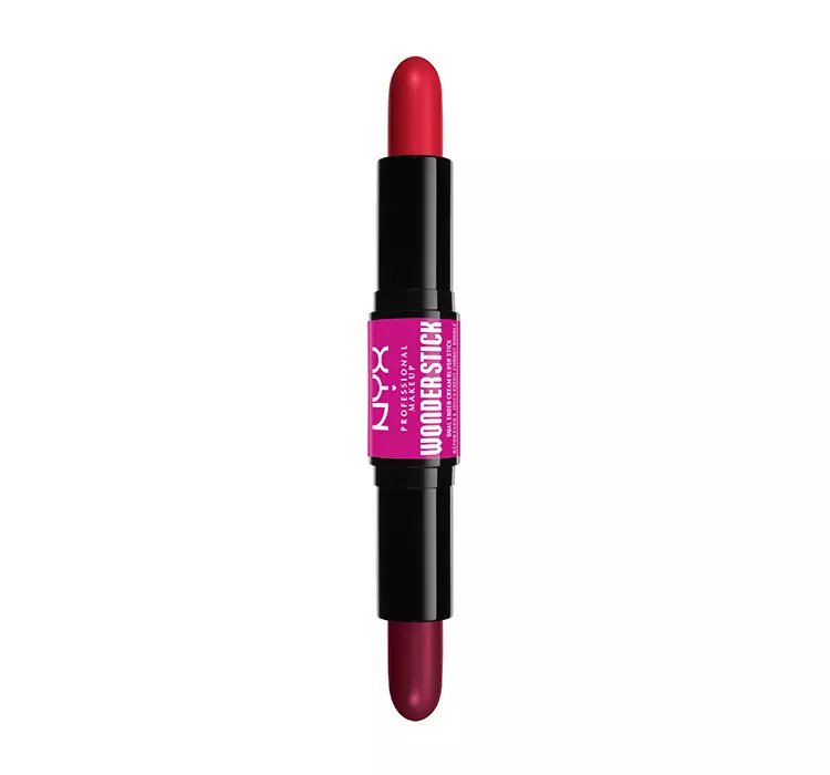 NYX PROFESSIONAL MAKEUP WONDER STICK DWUSTRONNY RÓŻ DO POLICZKÓW 05 BRIGHT AMBER + FUCHSIA 2x4G