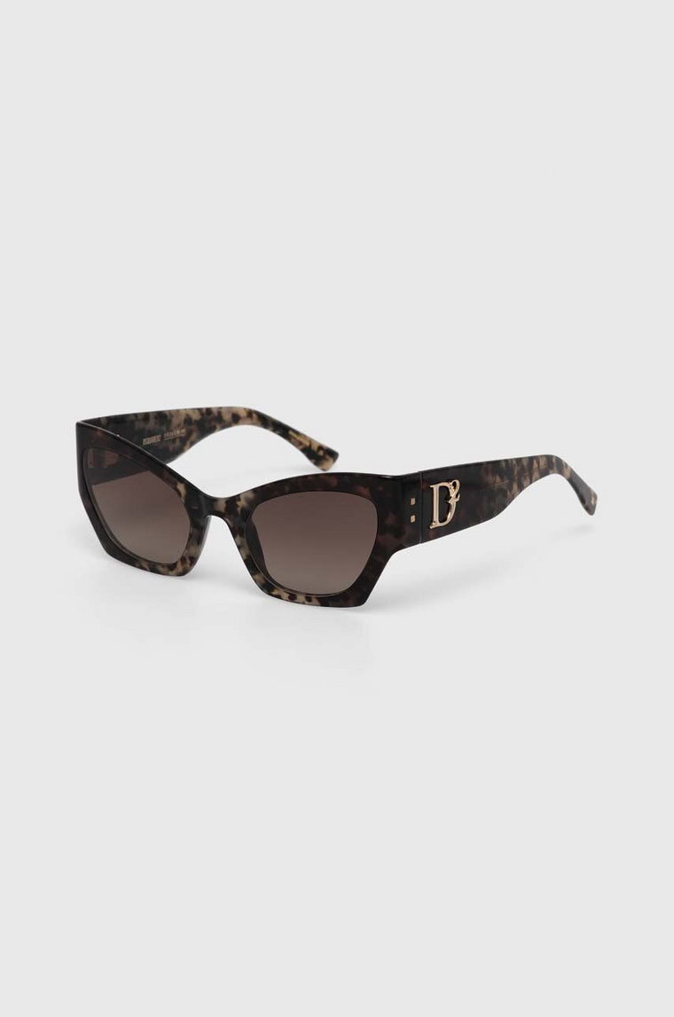 DSQUARED2 okulary przeciwsłoneczne damskie kolor brązowy D2 0132/S