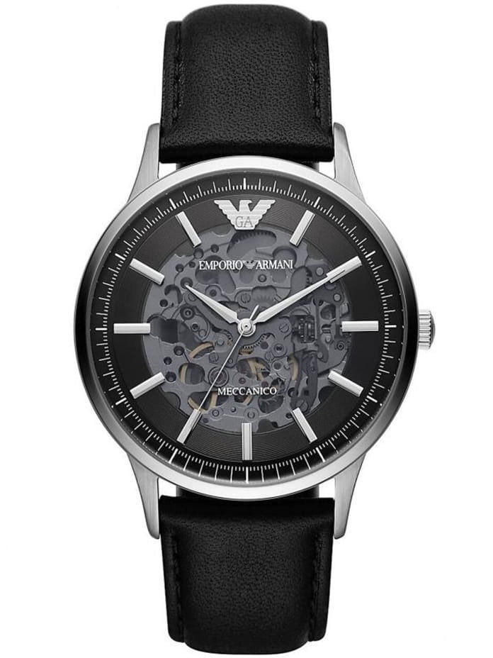 Zegarek męski EMPORIO ARMANI SKELETON AUTOMATIC AR60038 (zi055a)