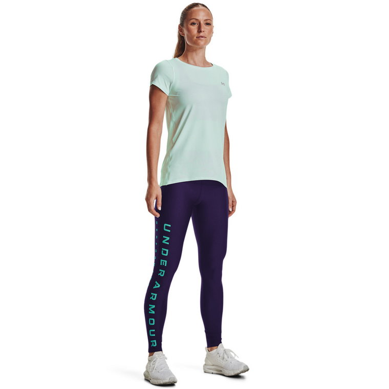 Damskie legginsy treningowe UNDER ARMOUR HG Armour Branded Legging - fioletowe