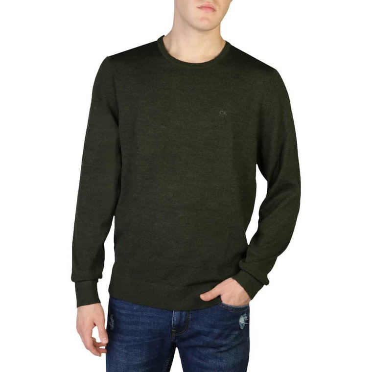 Swetry marki Calvin Klein model K10K109474 kolor Zielony. Odzież męska. Sezon: Jesień/Zima
