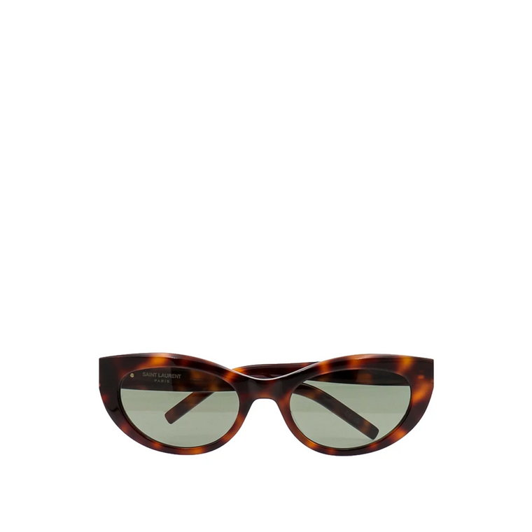 Zielone okulary przeciwsłoneczne Cat-eye Ss23 Saint Laurent