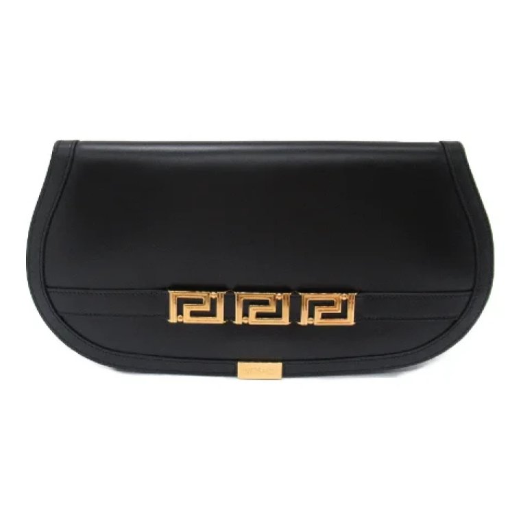 Pre-owned Leather clutches Versace Pre-owned