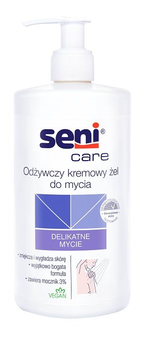 Seni Care Odżywczy kremowy żel do mycia, mocznik 3%