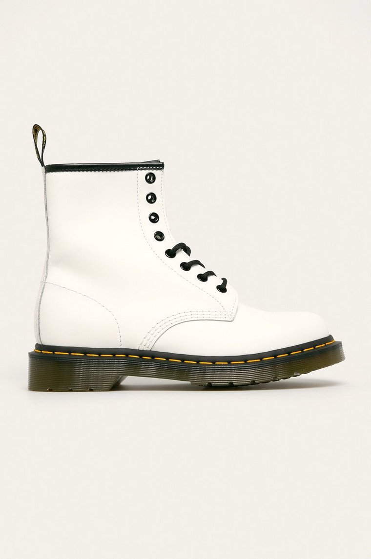 Dr. Martens - Workery skórzane 1460 Smooth 11822100-White