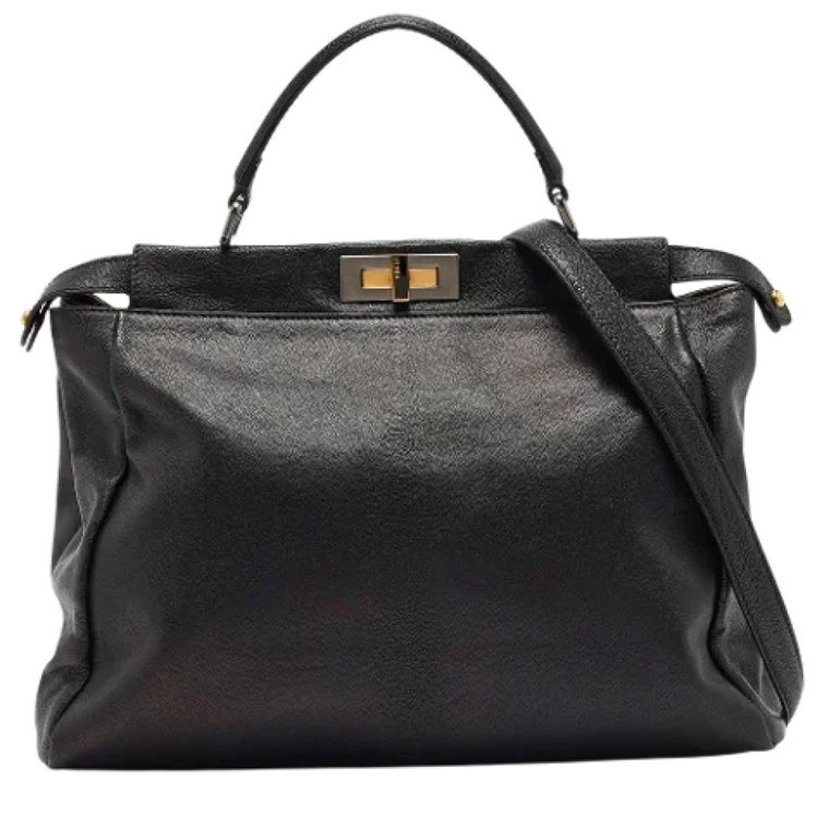 Pre-owned Leather handbags Fendi Vintage