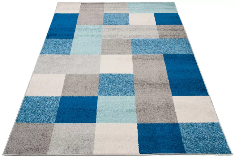 Skandynawski dziecięcy dywan w kwadraty - Caso 5X