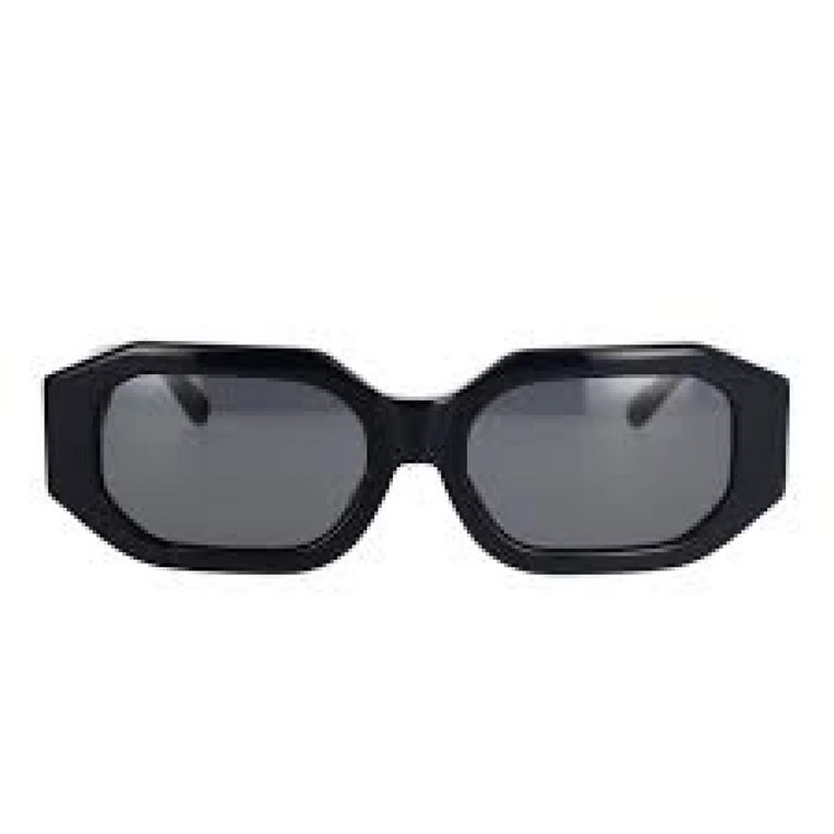 Czarne kwadratowe okulary przeciwsłoneczne The Attico