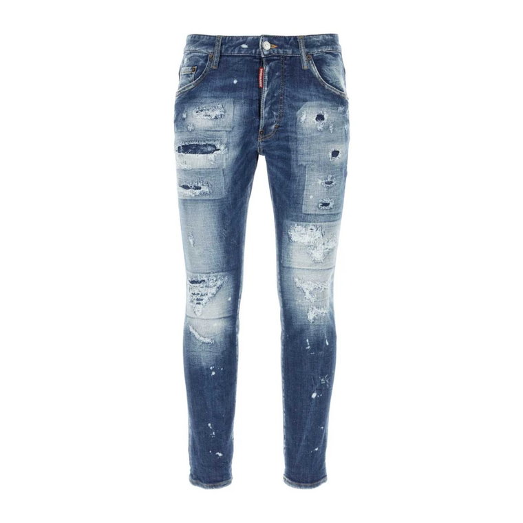 Stretch Denim Skater Jeans Dsquared2