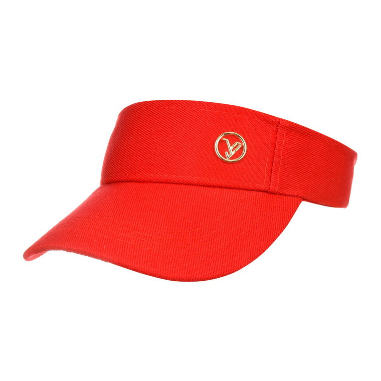 Czerwony Daszek na głowę przeciwsłoneczny czapka na lato sportowa regulowany czerwony