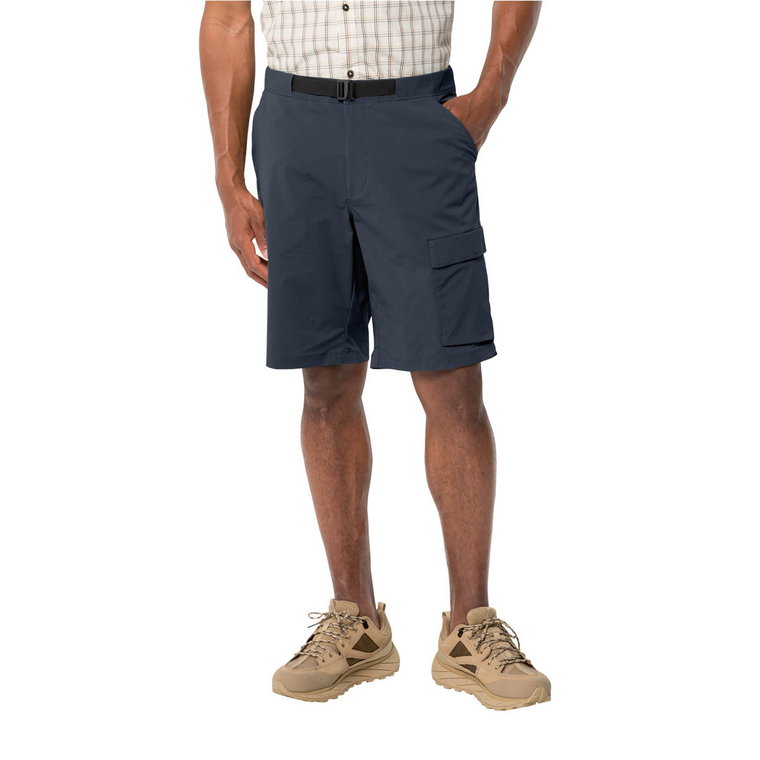 Krótkie spodenki męskie Jack Wolfskin WANDERTHIRST SHORTS M night blue - 46