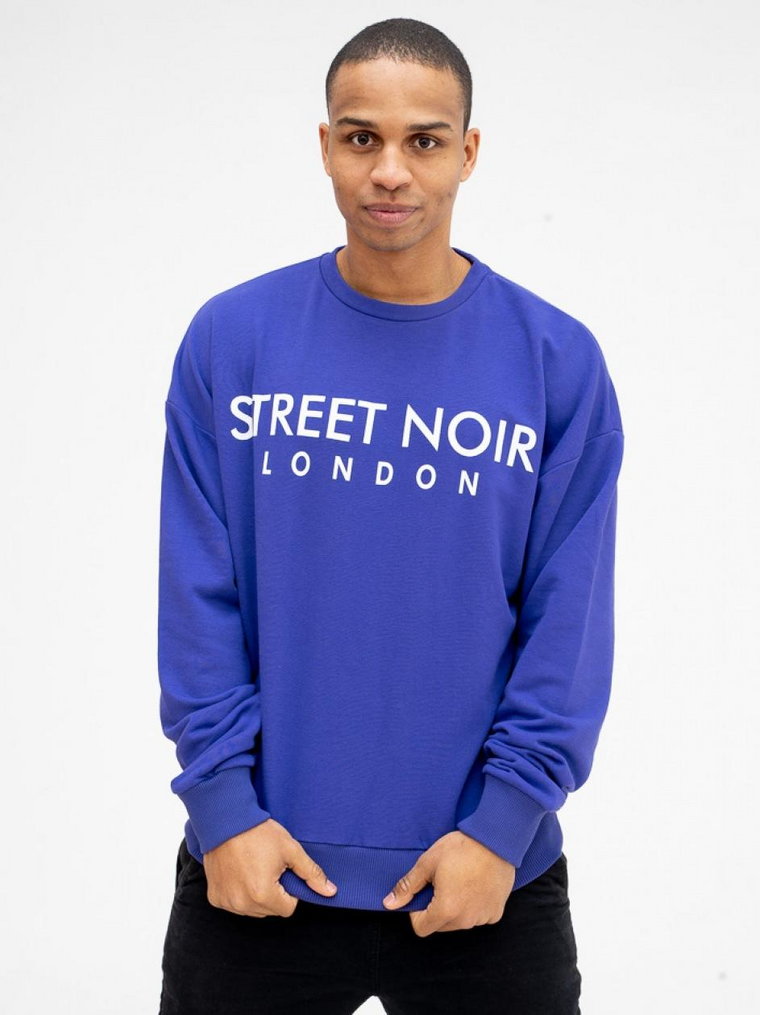 Bluza Bez Kaptura Street Noir London Fioletowa