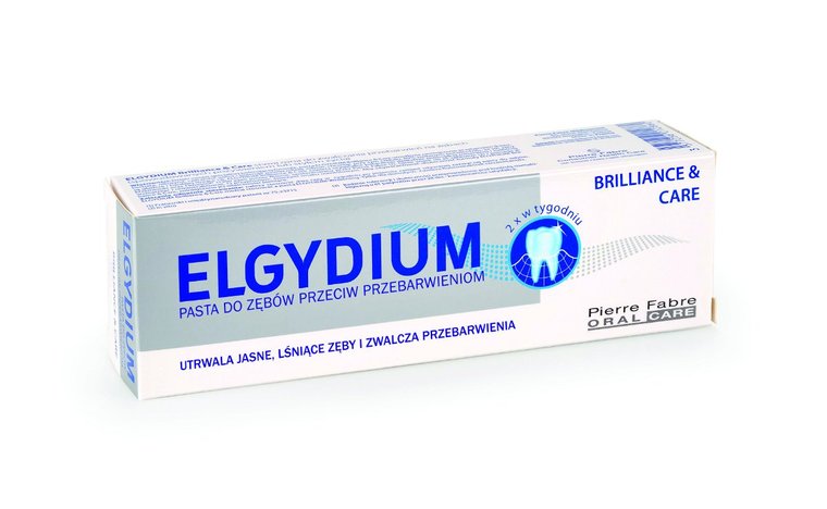 Elgydium Brilliance&Care, pasta do zębów, przeciw przebarwieniom, 30 ml