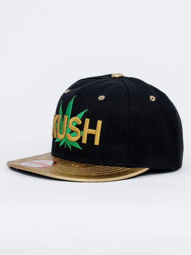 Czapka Z Daszkiem Snapback Czarno-Złota Royal Blue Slick Kush