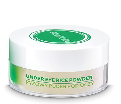 Ecocera - Rozświetlający ryżowy puder pod oczy z kwasem hialuronowym Light 4g