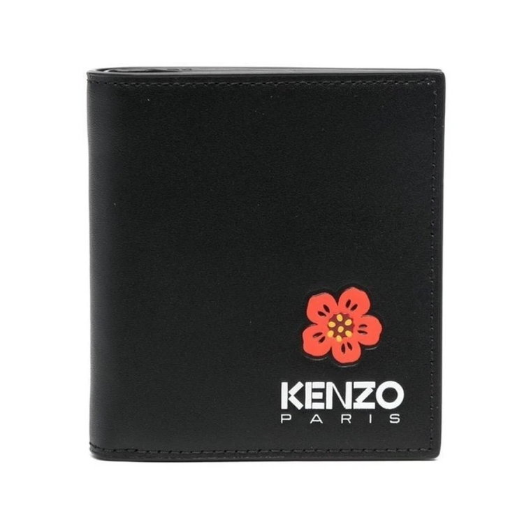 Portfel z Kwiatowym Nadrukiem i Logo Kenzo
