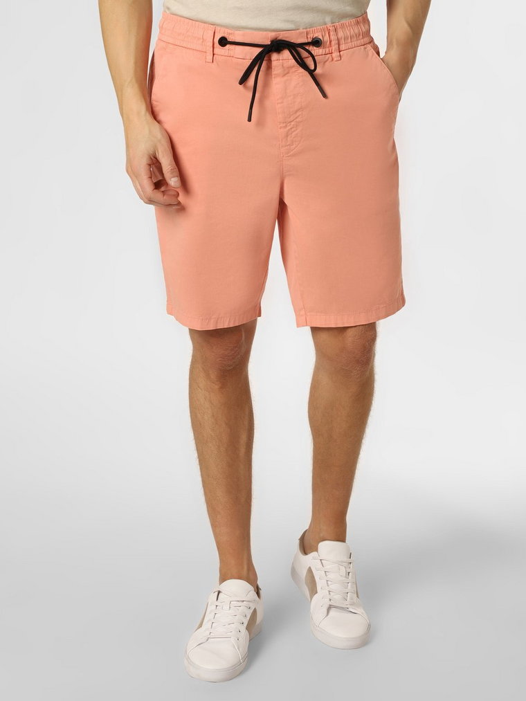BOSS Orange - Spodenki męskie  Taber Shorts, czerwony|pomarańczowy