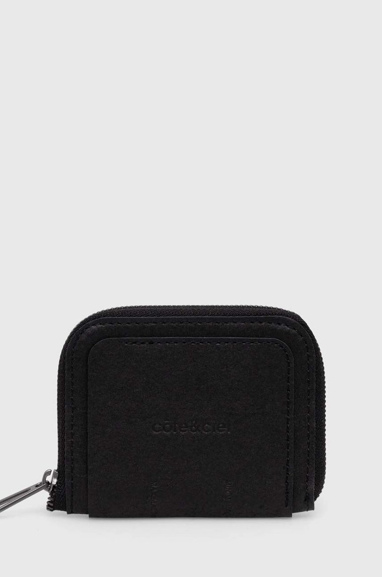 Cote&Ciel portfel Zippered Wallet M kolor czarny 29058