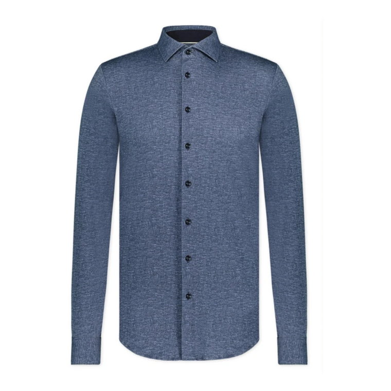 Casual Sweterowa Koszula dla Mężczyzn Blue Industry