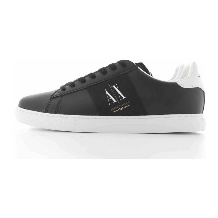 Czarne Sneakersy dla Mężczyzn Armani Exchange