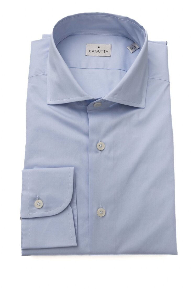 Koszula marki Bagutta model 12745UN WALTER kolor Niebieski. Odzież męska. Sezon:
