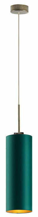Regulowany żyrandol tuba na złotym stelażu - EX912-Elbos - 5 kolorów