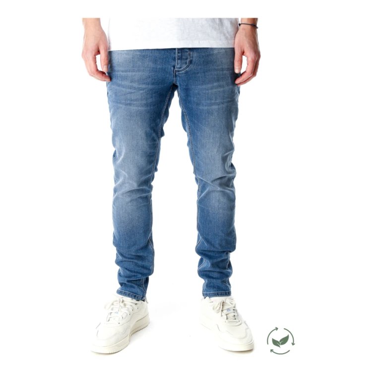 Slim Fit Jeans z Efektami Spłowienia Gabba