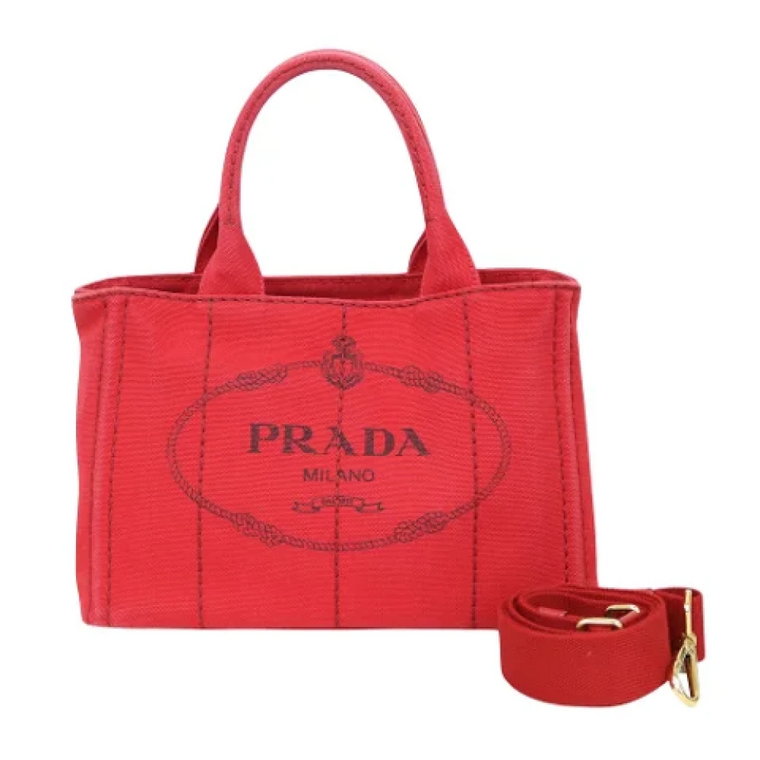 Pre-owned Canvas handbags Prada Vintage