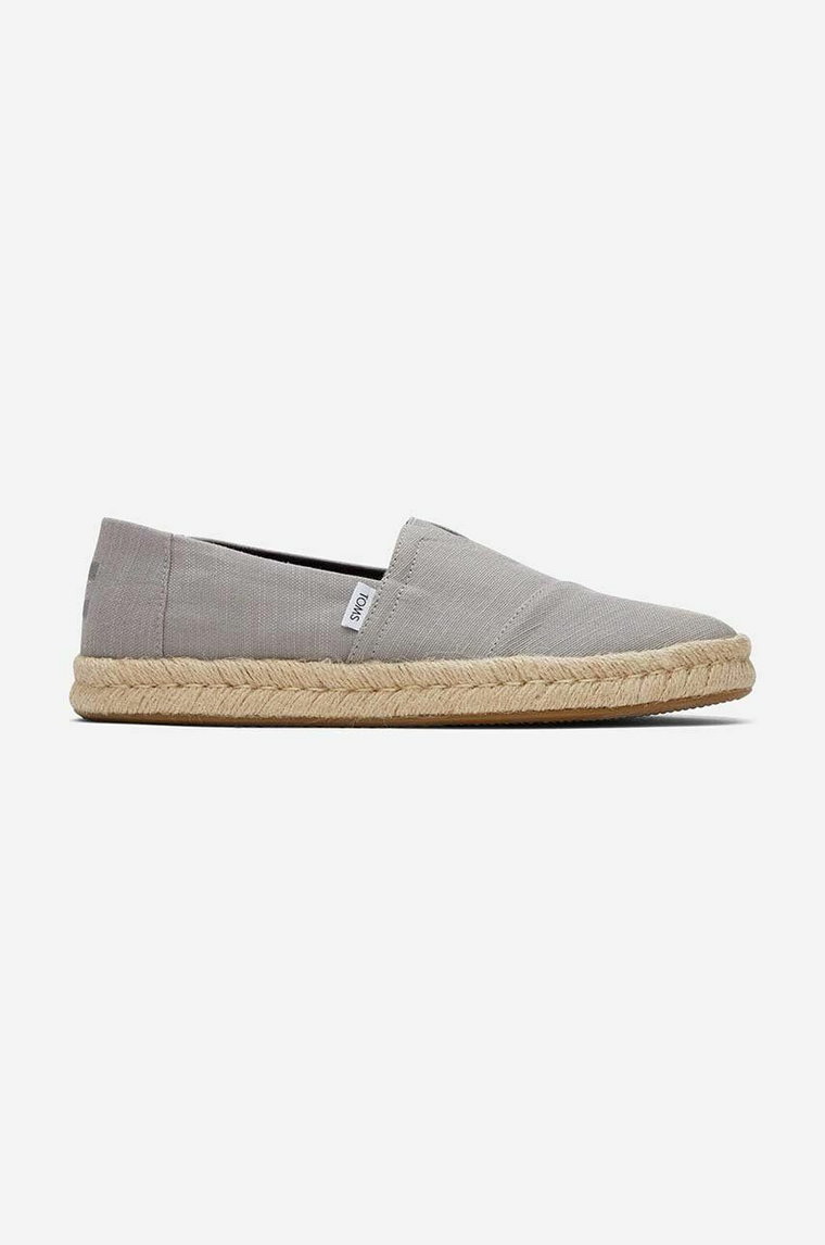 Toms espadryle Alpargata Rope kolor szary