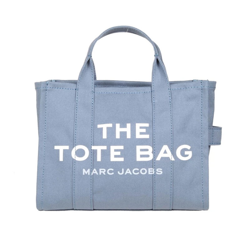 Mała torba z płótna, niebieski denim Marc Jacobs