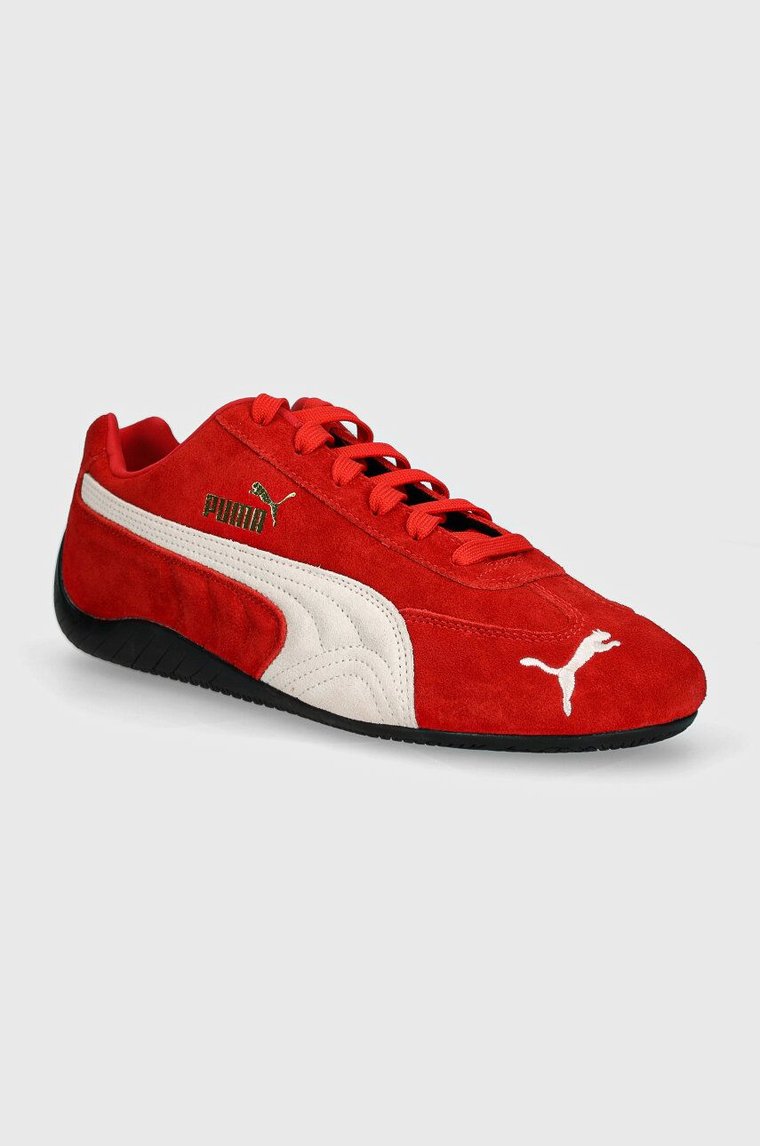 Puma sneakersy zamszowe Speedcat OG kolor czerwony 398846