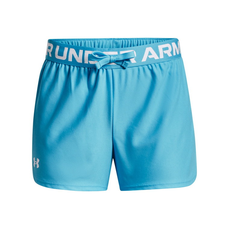 Dziewczęce spodenki treningowe UNDER ARMOUR Play Up Solid Shorts - niebieskie