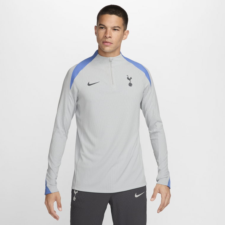 Męska treningowa koszulka piłkarska z dzianiny Nike Dri-FIT ADV Tottenham Hotspur Strike Elite - Szary