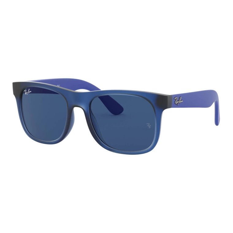 Niebieskie/Przezroczyste Okulary Junior Rj9069S-706080 Ray-Ban